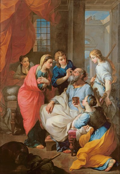 Tobias healing his father